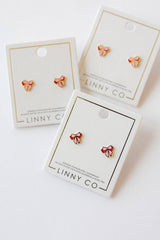 Screwback Stud Earrings - Collins Bow