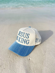 Jesus Clip Art Denim Hat