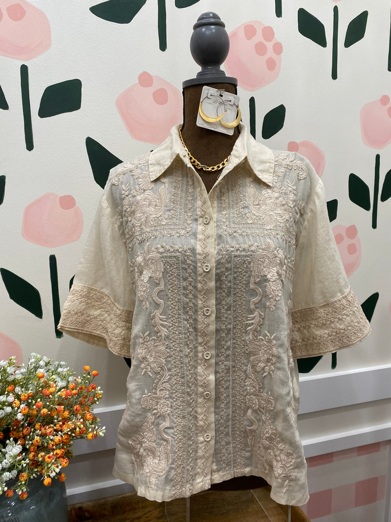 Randal- Short sleeve kimono shirt