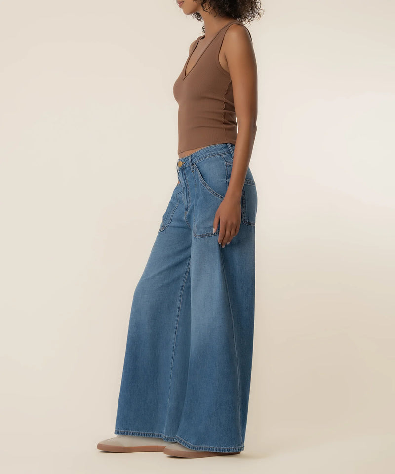 Blake high rise super wide leg jeans