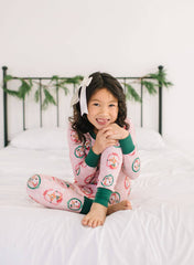 2 piece Bamboo Pajama in Reindeer