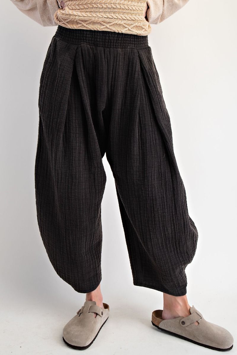 Cotton Gauze Tulip Pant