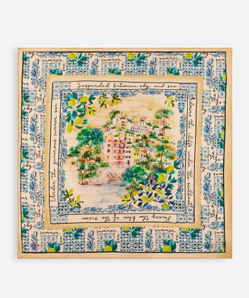 Silk scarf-Olympe