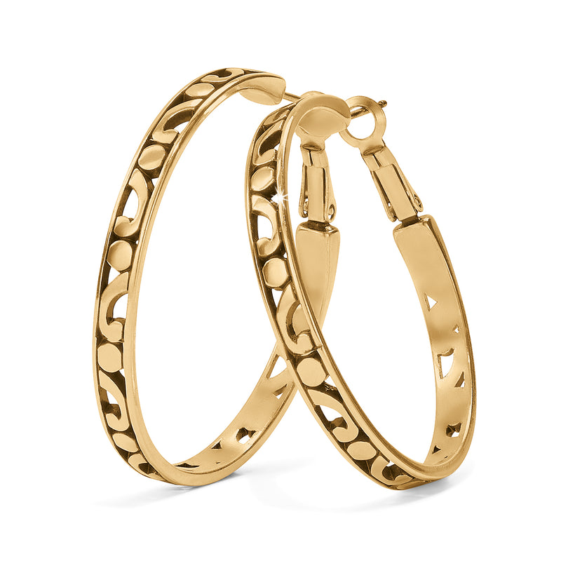 Contempo Large Gold hoop