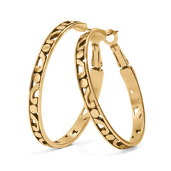 Contempo Large Gold hoop