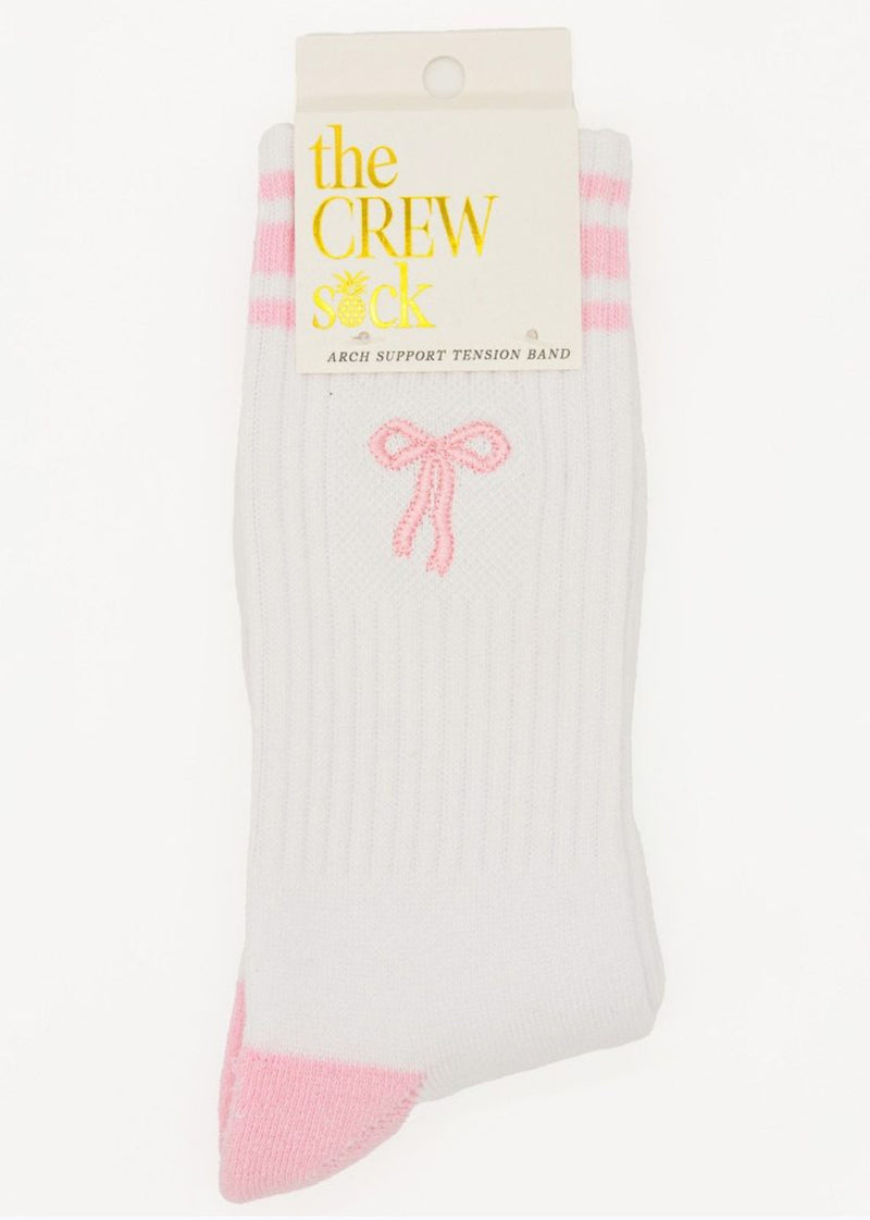 Embroidered Crew socks