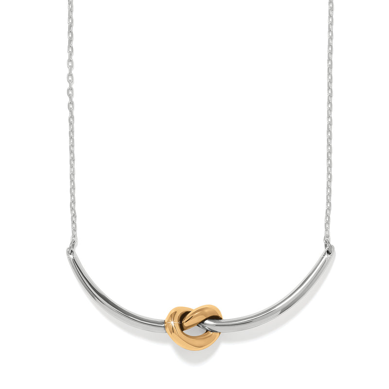 Interlock Single knot 2tn necklace