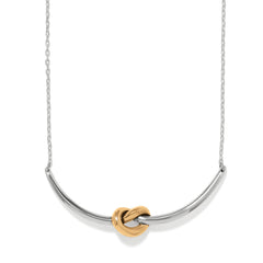 Interlock Single knot 2tn necklace