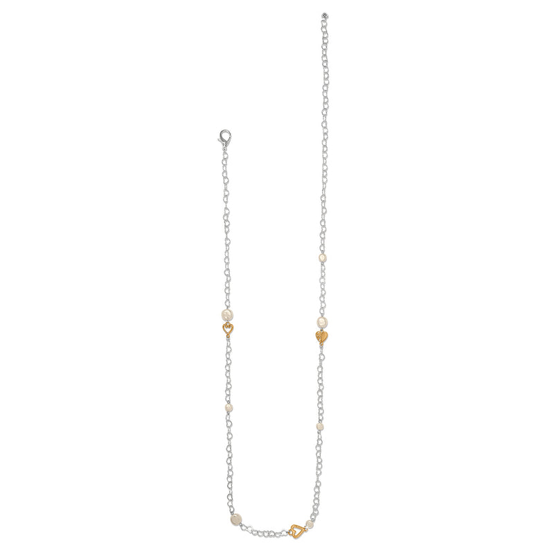 One heart long necklace