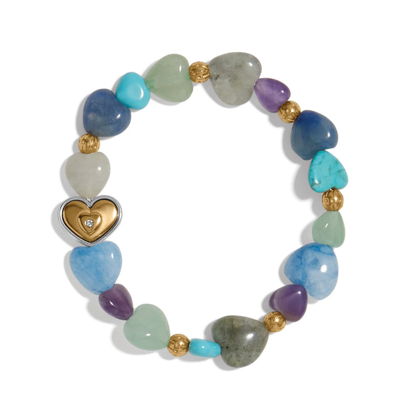 One heart multi stretch bracelet