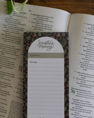 Inkberry Scripture Memory Notepad | 50 sheets