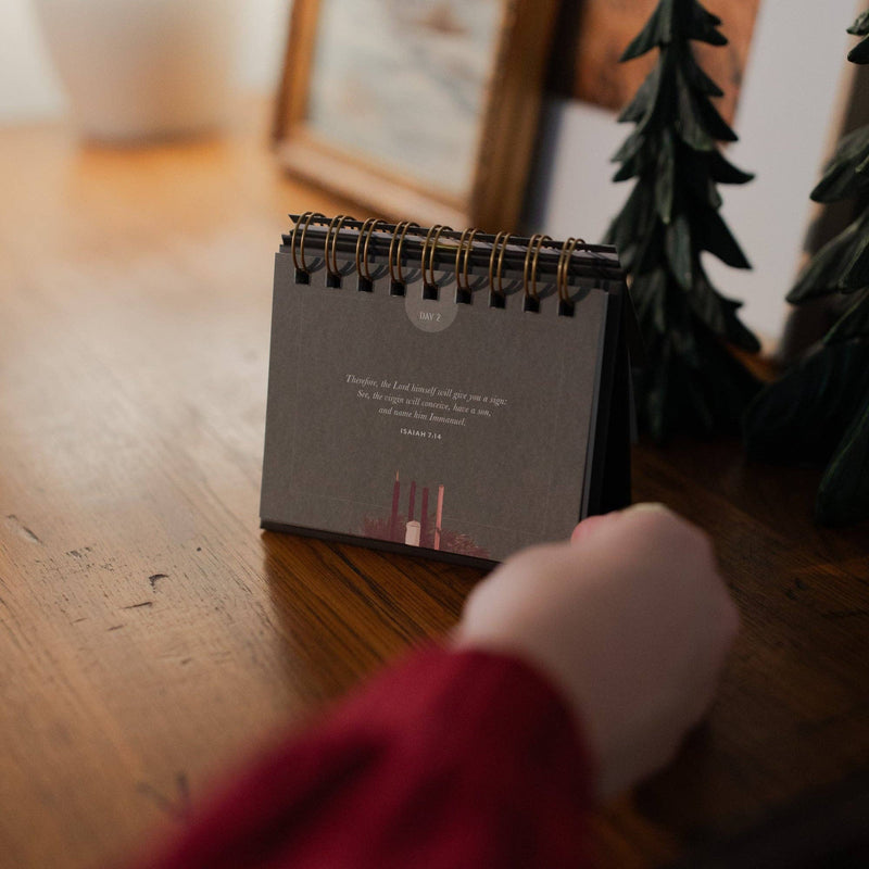 The Wonder of His Love | Daily Encouragement Flip Calendar for the Advent Season