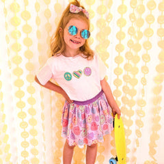 Peace, Love, Smile Short Sleeve T-Shirt