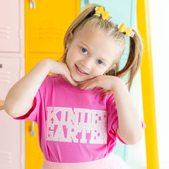 Kindergarten Sequin Patch Short Sleeve
