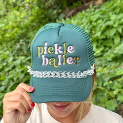 Trucker Hat Chain-Acrylic Clear