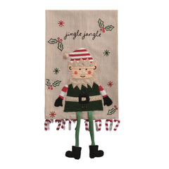 Christmas dangle leg towel