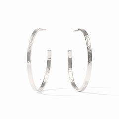 Crescent hoop-silver
