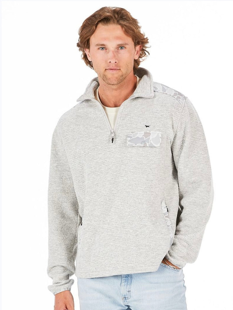 Men’s Gray half zip sweater