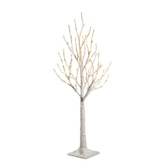 3.5” lighted tree white ice