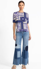 The Janie Favorite oversized cropped tee