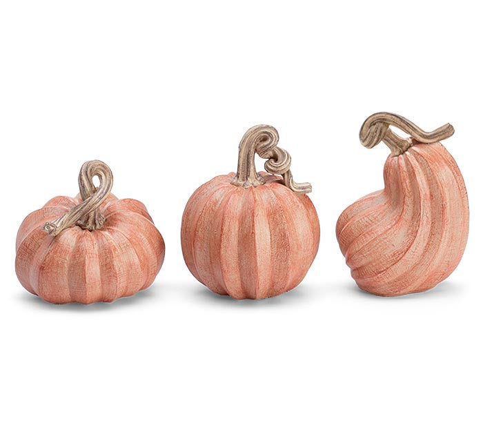 Small resin pumpkin (set of 3)