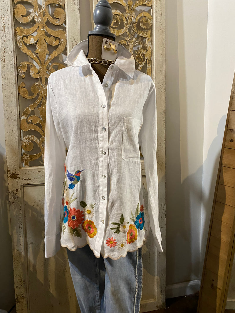Francis relaxed linen shirt