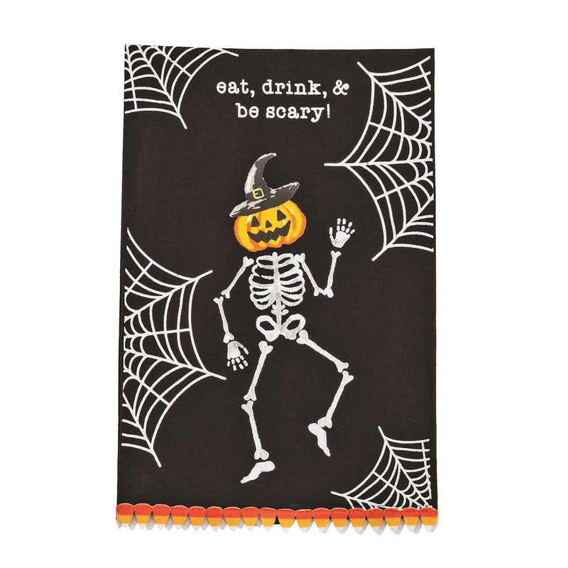Spooky hallow printed towel