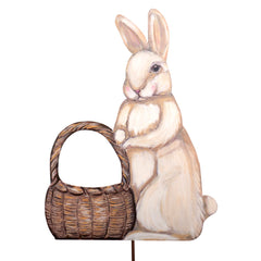Bunny with basket pocket