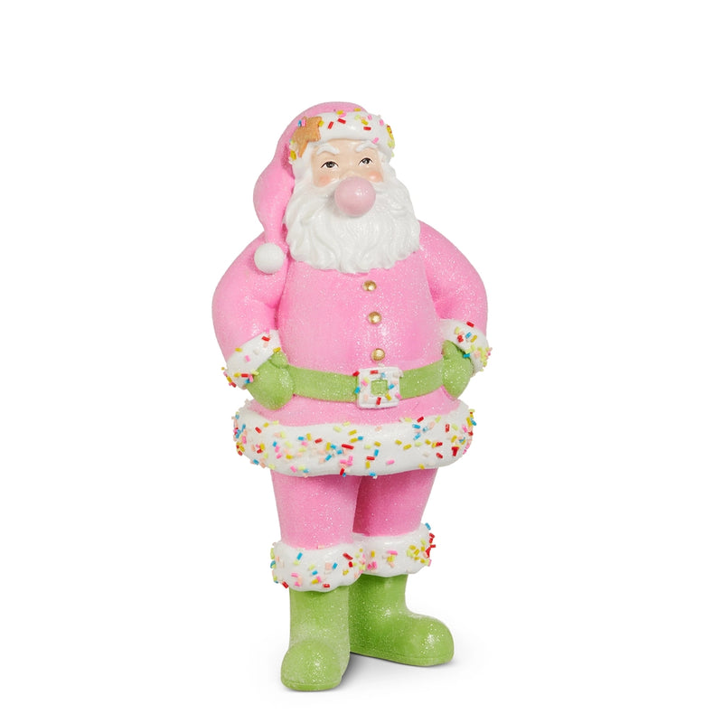 10” bubble gum santa