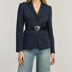 Contempo heart buckle belt