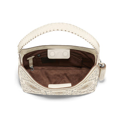 White Mosaic Lg Hobo bag
