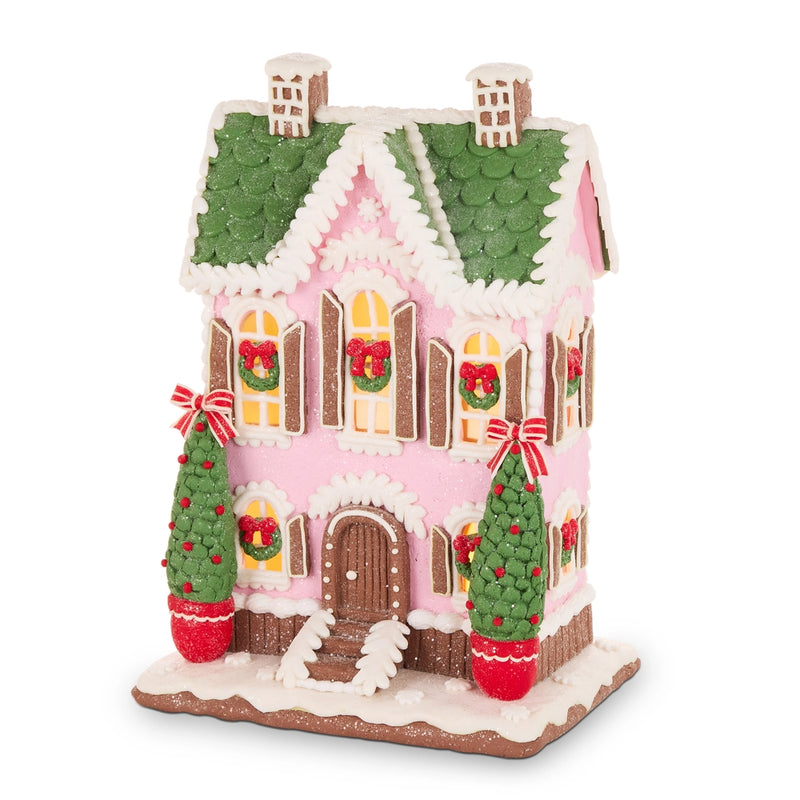 12.5” gingerbread cottage