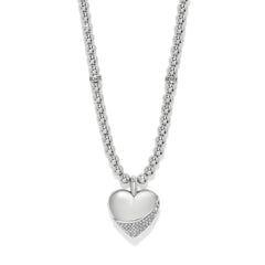 Meridian Petite Wave heart necklace