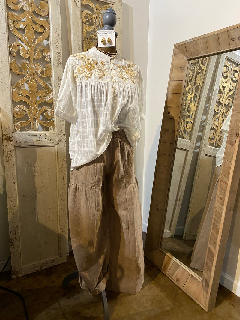 Wide Leg Striped pant
