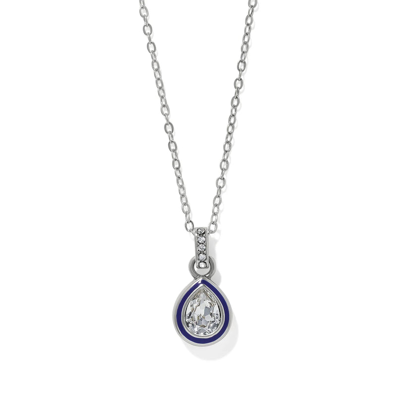 Halo Gemma Petite drop necklace