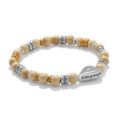 Love messages stretch bracelet