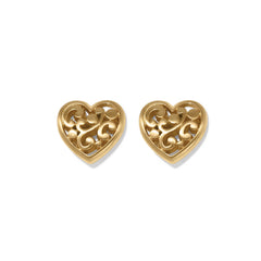 Contempo heart gold post