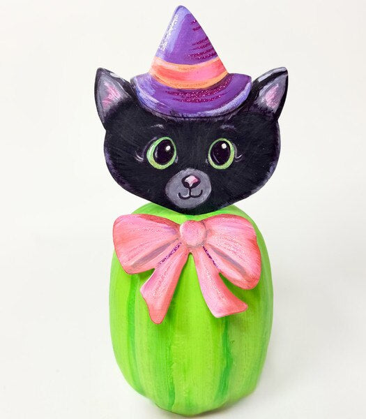 Cute cat pumpkin parts (pumpkin not included)