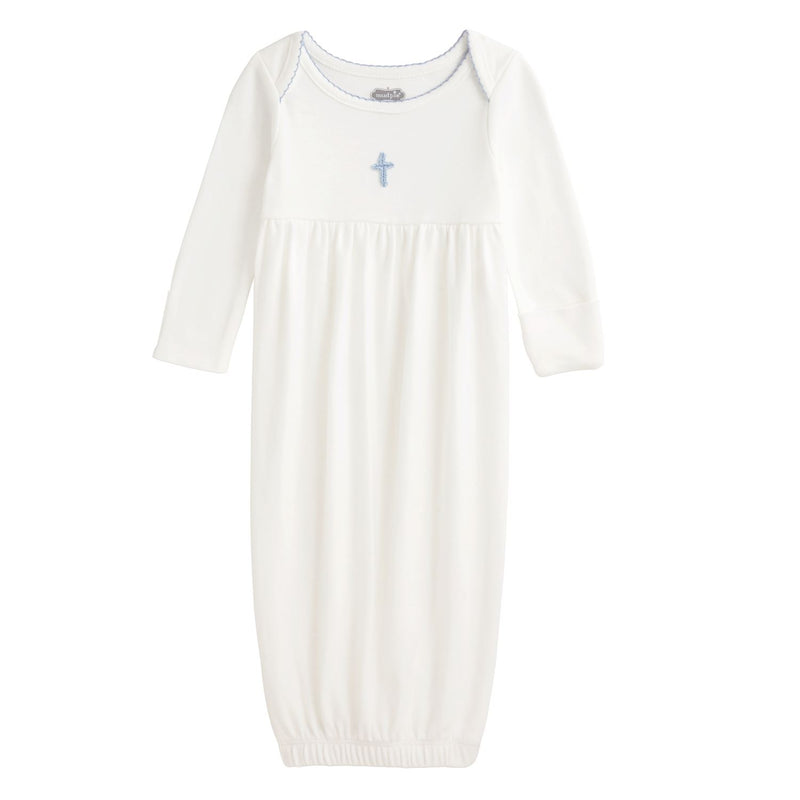 Crochet cross newborn gown
