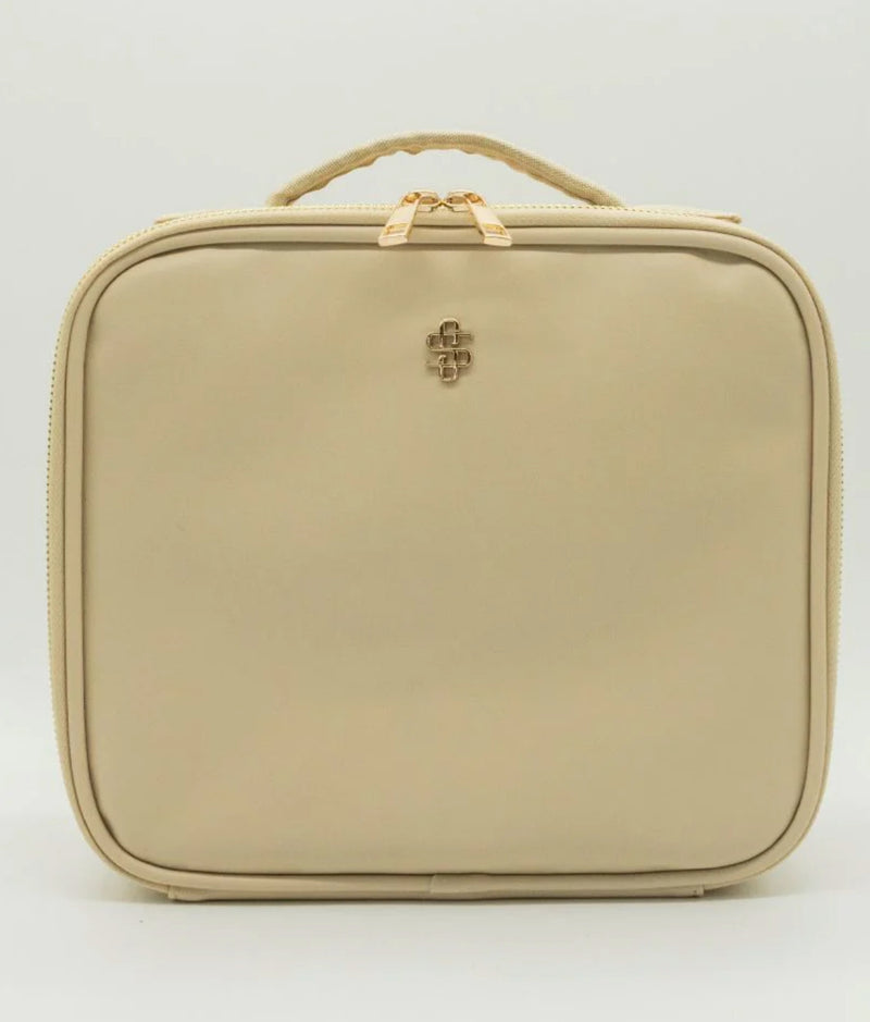 Leather Travel Case with light up mirror