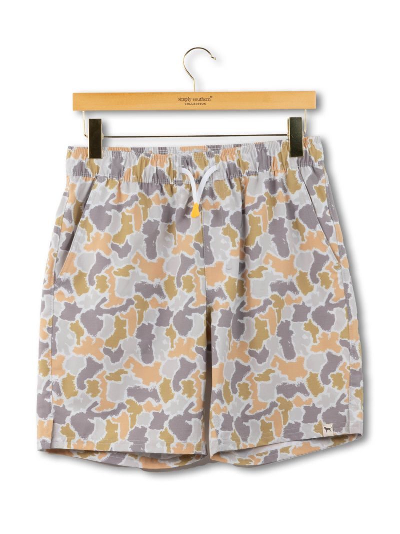 Mens Grey Camo shorts