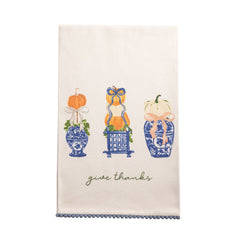 Thanksgiving topiary towel