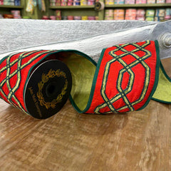 Trellis pattern Dupion