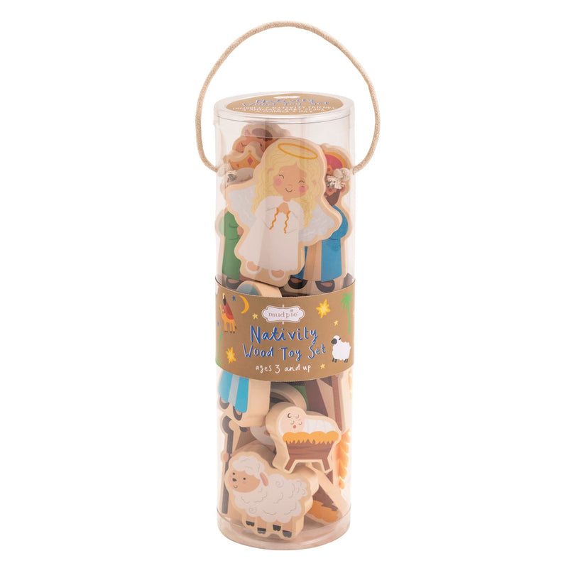 Nativity wood toys