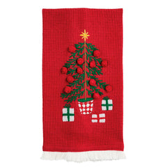 Waffle holiday towel