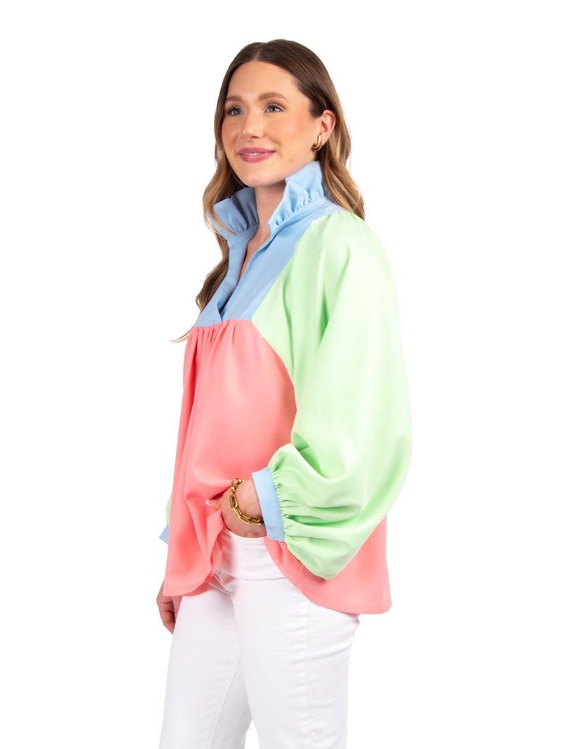 Stella top- Guava COLORBLOCK