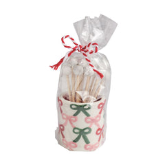 Holiday toothpick holders