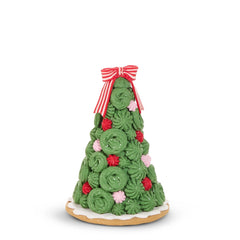 7” meringue candy gingerbread tree