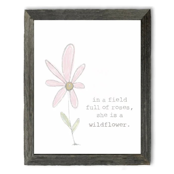 She is a wildflower 5X7