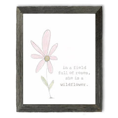 She is a wildflower 5X7